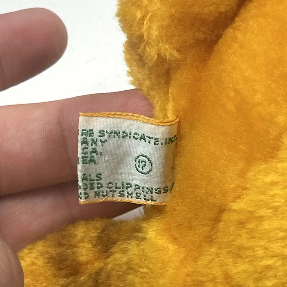 Vintage GARFIELD the Cat Plush Dakin 1981 Stuffed Animal 9